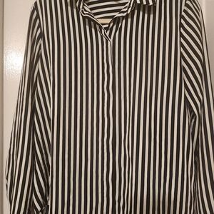 H&M Monochrome Striped Men's Shirt
